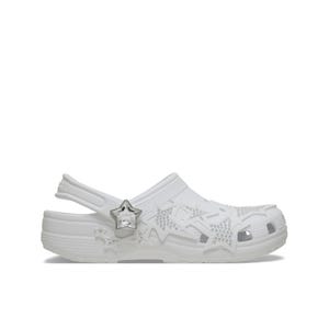 Crocs รุ่น Classic Snow Day Stars Clog รองเท้าลำลอง Unisex - สี Snow White