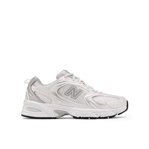 New Balance รุ่น 530 รองเท้าผ้าใบยูนิเซ็กซ์- สี White/Silver
